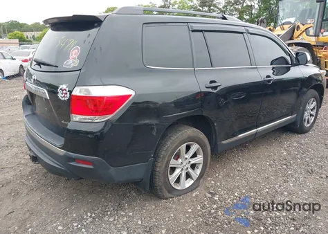 2012 Toyota Highlander Se V6 from USA, damaged, VIN 5TDBK3EH4CS108707